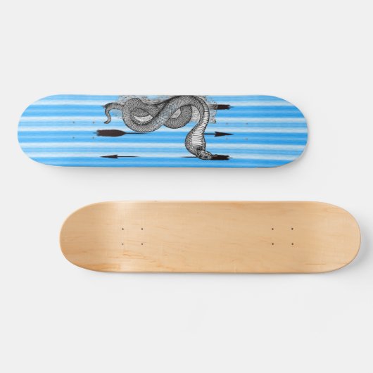 Blue Cobra Skateboard (Horizontaal)