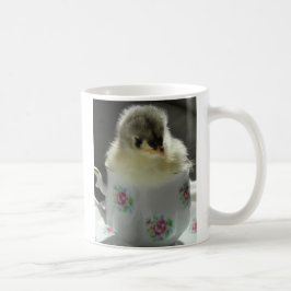 Blue Cochin Chick in Teacup Koffiemok