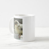 Blue Cochin Chick op Teacup Koffiemok (Voorkant links)
