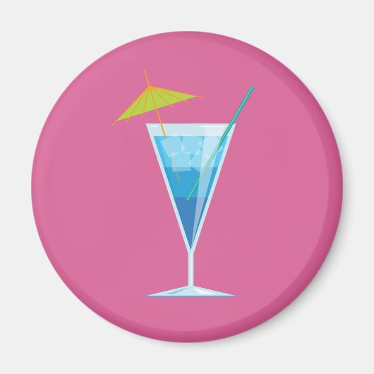 Blue Cocktail Magnet (Voorkant)