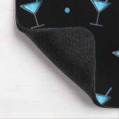 Blue Cocktail Martini Glass Muismat (Hoek)
