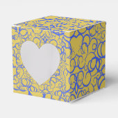 Blue Coffee Small Gift Bag Favor Box Bedankdoosjes (Voorkant Zijde)