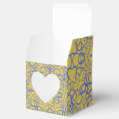Blue Coffee Small Gift Bag Favor Box Bedankdoosjes (Geopend)