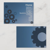 Blue Cogs - Chubby Visitekaartje (Voorkant / Achterkant)