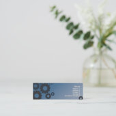 Blue Cogs - Skinny Mini Visitekaartje (Staand voorkant)