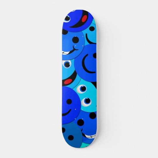 BLUE COLLAGE SKATEBOARD (Voorkant)