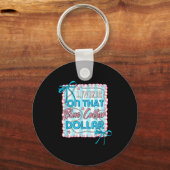 Blue Collar Dollar Retro Cute Working Cl Pride Sleutelhanger (Voorkant)