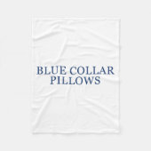 Blue Collar Llows Funny Quote  Fleece Deken (Voorkant)