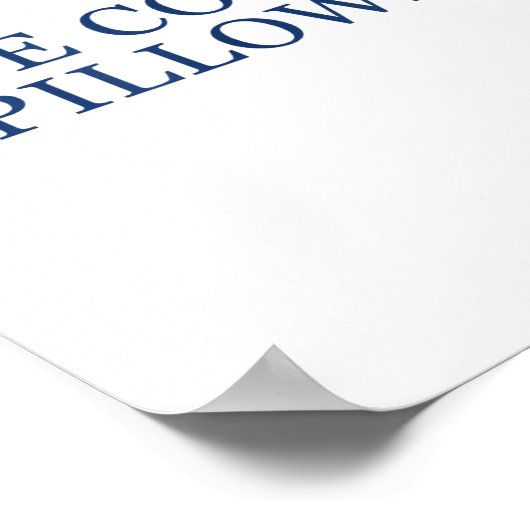 Blue Collar Llows Funny Quote Poster (Hoek)