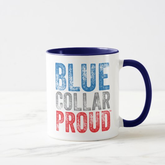 Blue Collar Proud 11oz. Mok keramische koffie (Rechts)