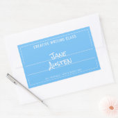 Blue College Compositie Notitieboek Label (Envelop)