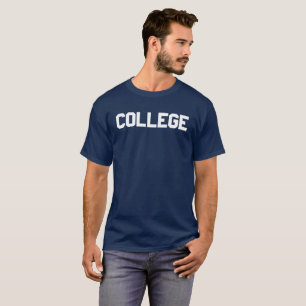 Blue College T-shirt