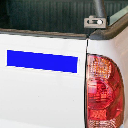 Blue Color Gepersonaliseerd Designer Bumpersticker (Op Truck)