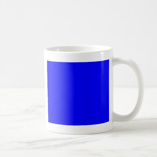 Blue Color Gepersonaliseerd Designer Koffiemok (Rechts)