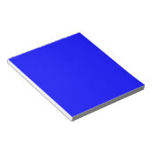 Blue Color Gepersonaliseerd Designer Notitieblok (Schuin)