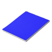 Blue Color Gepersonaliseerd Designer Notitieblok (Linkerzijde)