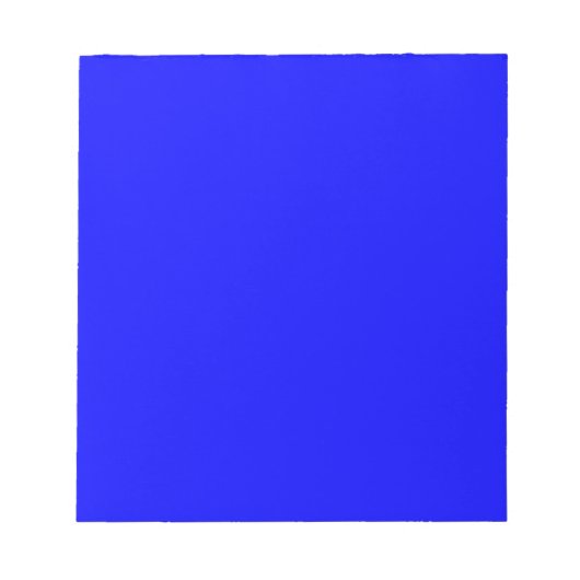 Blue Color Gepersonaliseerd Designer Notitieblok (Voorkant)