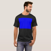 Blue Color Gepersonaliseerd Designer T-shirt (Voorkant volledig)
