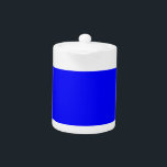 Blue Color Gepersonaliseerd Designer Theepot<br><div class="desc">Blue Color Gepersonaliseerd Designer</div>
