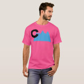 Blue Colorado Mountains Actief T-shirt (Voorkant volledig)