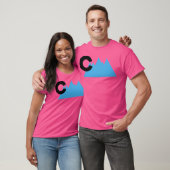 Blue Colorado Mountains Actief T-shirt (Unisex)