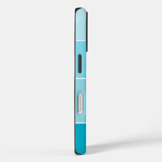 Blue Colorblock Personalized  Case-Mate iPhone Case (Achterkant / Rechts)