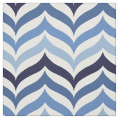 Blue Colors Chevron Pattern Stof (Swatch)