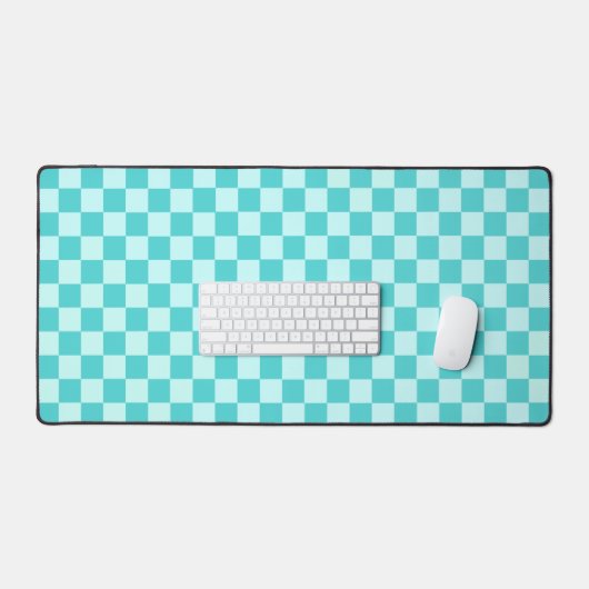 Blue Combination Classic Checkerboard door STaylor Bureaumat (Keyboard & Muis)