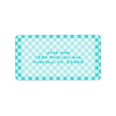 Blue Combination Classic Checkerboard door STaylor Etiket (Voorkant)