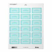 Blue Combination Classic Checkerboard door STaylor Etiket (Full Sheet)