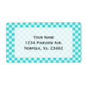 Blue Combination Classic Checkerboard door STaylor Etiket (Voorkant)