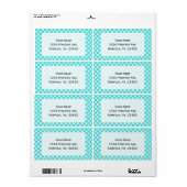 Blue Combination Classic Checkerboard door STaylor Etiket (Full Sheet)