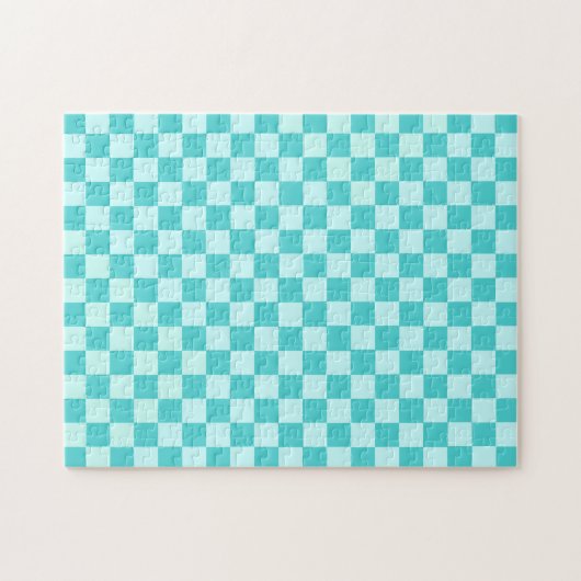 Blue Combination Classic Checkerboard door STaylor Legpuzzel (Horizontaal)