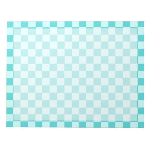 Blue Combination Classic Checkerboard door STaylor Notitieblok