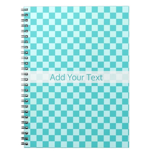 Blue Combination Classic Checkerboard door STaylor Notitieboek (Voorkant)