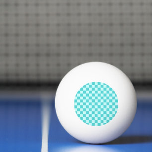Blue Combination Classic Checkerboard door STaylor Pingpongbal