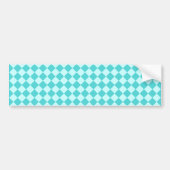 Blue Combination Diamond Pattern van Shirley Taylo Bumpersticker (Voorkant)