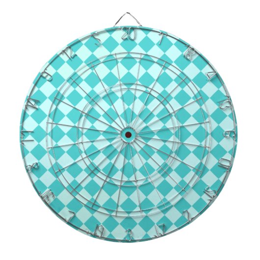 Blue Combination Diamond Pattern van Shirley Taylo Dartbord (Voorkant)