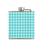 Blue Combination Diamond Pattern van Shirley Taylo Heupfles (Achterkant)