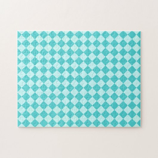 Blue Combination Diamond Pattern van Shirley Taylo Legpuzzel (Horizontaal)