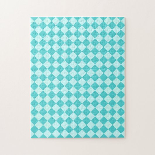 Blue Combination Diamond Pattern van Shirley Taylo Legpuzzel (Verticaal)