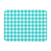 Blue Combination Diamond Pattern van Shirley Taylo Magneet (Horizontaal)