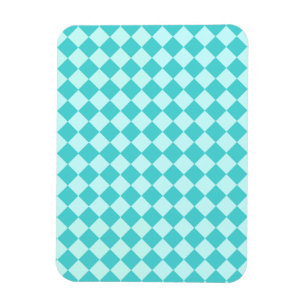 Blue Combination Diamond Pattern van Shirley Taylo Magneet