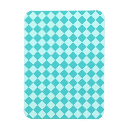 Blue Combination Diamond Pattern van Shirley Taylo Magneet (Verticaal)