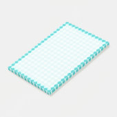 Blue Combination Diamond Pattern van Shirley Taylo Post-it® Notes (Schuin)