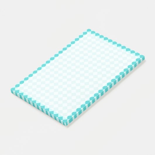 Blue Combination Diamond Pattern van Shirley Taylo Post-it® Notes (Schuin)