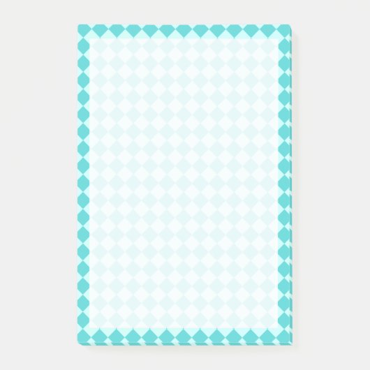 Blue Combination Diamond Pattern van Shirley Taylo Post-it® Notes (Voorkant)