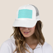 Blue Combination Diamond Pattern van Shirley Taylo Trucker Pet (In situ)
