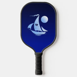 Blue Comedy en Tragedie Theater Sailboot Pickleball Paddle