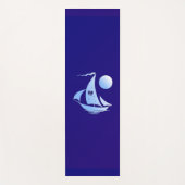 Blue Comedy en Tragedie Theater Sailboot Yogamat (Voorkant)